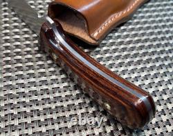 Rare Minty Vintage 1987 Western USA W84 Stainless Nra Hunting Knife, Case Set