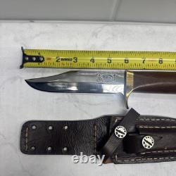 Rare RBH Custom Large Survival Knife Micarta Type Wooden Handle withSheath