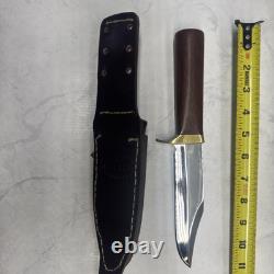 Rare RBH Custom Large Survival Knife Micarta Type Wooden Handle withSheath