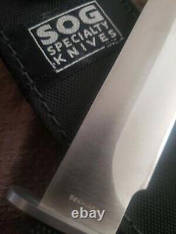 Rare SOG Government Knife Razor Sharp Mint Never Used Made in Seki, Japan