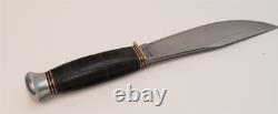 Rare Spiegel Brothers New York Stacked Leather Woodcraft Hunting Skinning Knife