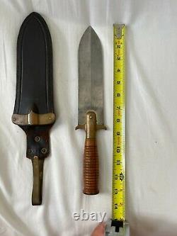 Rare US Model SpringField knife war M 1880 civil hunting knife sheath Ria