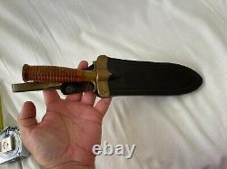 Rare US Model SpringField knife war M 1880 civil hunting knife sheath Ria