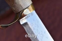 Rare Vintage Custom Ottosen 96 Stag Fixed Blade Hunting Knife P100 Nice (26743)
