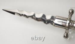 Rare Vintage IMCO Implement Co. Germany Wavy Blade Stag Handle Boot Nicker Knife