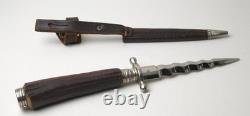 Rare Vintage IMCO Implement Co. Germany Wavy Blade Stag Handle Boot Nicker Knife