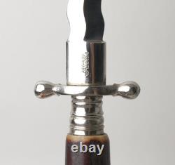 Rare Vintage IMCO Implement Co. Germany Wavy Blade Stag Handle Boot Nicker Knife