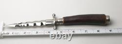 Rare Vintage IMCO Implement Co. Germany Wavy Blade Stag Handle Boot Nicker Knife