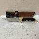 Rare Vintage RIGID USA R-10 Rebel knife with sheath Fixed blade Preowned