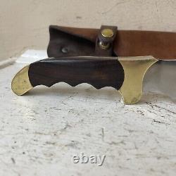 Rare Vintage RIGID USA R-10 Rebel knife with sheath Fixed blade Preowned