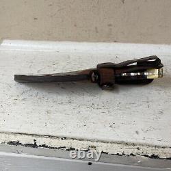 Rare Vintage RIGID USA R-10 Rebel knife with sheath Fixed blade Preowned