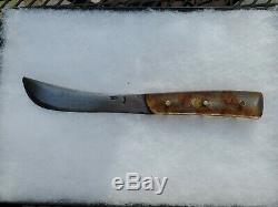 Rare Vintage W. Scagel Upswept Skinner Knife Ww2 Bomber Handle