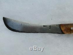 Rare Vintage W. Scagel Upswept Skinner Knife Ww2 Bomber Handle