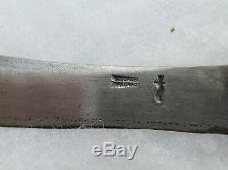 Rare Vintage W. Scagel Upswept Skinner Knife Ww2 Bomber Handle