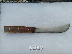 Rare Vintage W. Scagel Upswept Skinner Knife Ww2 Bomber Handle