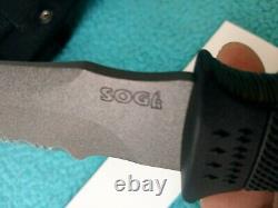 Rare Vintage made in Seki Japan SOG Seal Pup M 37 knife with original sheath