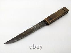 Rare Vtg 1800's I. Wilson Sheffield Hand Forged Butcher Carving Knife 10 1/4