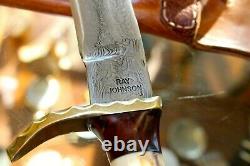 Ray Johnson Custom Damascus Knife