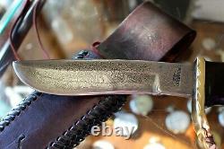 Ray Johnson Damascus knife