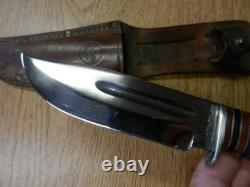 Remington RH34 UMC USA 5 Fixed Blade Knife With Sheath 9 1/2 Long Used