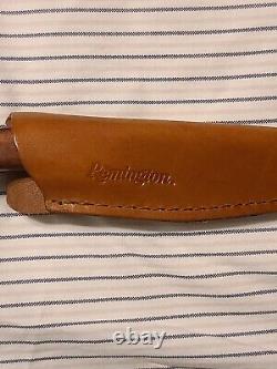 Remington UMC Conquest Made in USA Fixed Blade Knife Rosewood withSheath #18855