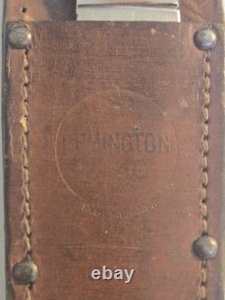 Remington UMC RH 29 Fixed Blade Knife with Sheath Vintage 5 1/4
