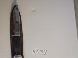 Remington UMC RH 29 Fixed Blade Knife with Sheath Vintage 5 1/4