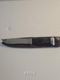 Remington UMC RH 29 Fixed Blade Knife with Sheath Vintage 5 1/4