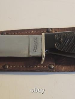 Remington UMC RH 29 Fixed Blade Knife with Sheath Vintage 5 1/4