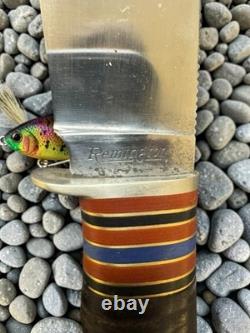 Remington UMC RH 33 Fixed Blade Knife And Sheath
