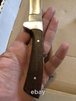 Rigid Knife Fixed Blade USA W Original Leather Sheath