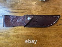 Rigid RG37 Hunting Fixed Blade Knife SS Clip Point, Stag Handle, Sheath