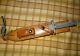 Robert Parrish Survival Knife Leather Sheath withstone RARE