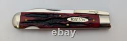 Robeson RS1LRSB swing guard hunting knife red stag 1/200