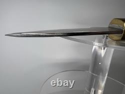 Ronnie Chambers Custom Clip Point Hunter Elk Horn Handle Handmade