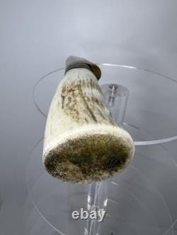 Ronnie Chambers Custom Clip Point Hunter Elk Horn Handle Handmade