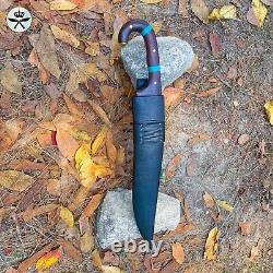 Rosewood with Stone Handle 18 inch fixed blade handmade knife, Ready to use