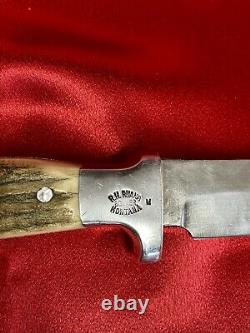 Ruana Knife Model 26 CD Tapered M Stamp With Sheath And Hear The Hammer Book