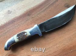 Ruana Knife Rudy Ruana M Stamp Model 14b With Sheath Excellent