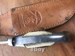 Ruana Knife Rudy Ruana M Stamp Model 14b With Sheath Excellent