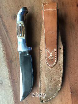 Ruana Knife Rudy Ruana M Stamp Model 14b With Sheath Excellent