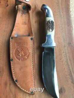 Ruana Knife Rudy Ruana M Stamp Model 14b With Sheath Excellent