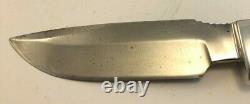 Ruana Knife (model 27) Elk scales Bonner Montana Drop Point Blade Full Tang