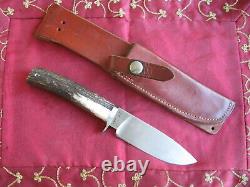 Rusty Polk (ABS Journeyman Smith) Custom Handmade Drop Point Hunting Knife