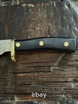 SCHRADE 1989 DUCKS UNLIMITED USA 165 DU Hunting Knife With Sheath & Stone (RARE)