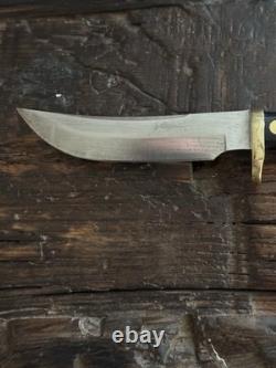 SCHRADE 1989 DUCKS UNLIMITED USA 165 DU Hunting Knife With Sheath & Stone (RARE)