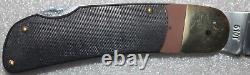 SCHRADE 510T Old Timer Folding Knife with Original Sheath Hunting 3 Blade USA