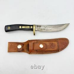 SCHRADE DUCKS UNLIMITED USA 165 DU Hunting Knife With Sheath & Hone (RARE)