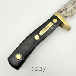 SCHRADE DUCKS UNLIMITED USA 165 DU Hunting Knife With Sheath & Hone (RARE)