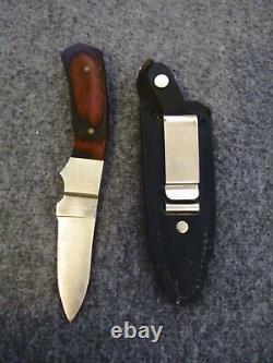SET FIXED BLADE KNIVES SIMMONS OL' ERN SERIES & PARKER EDWARDS #A018S With SHEATHS
